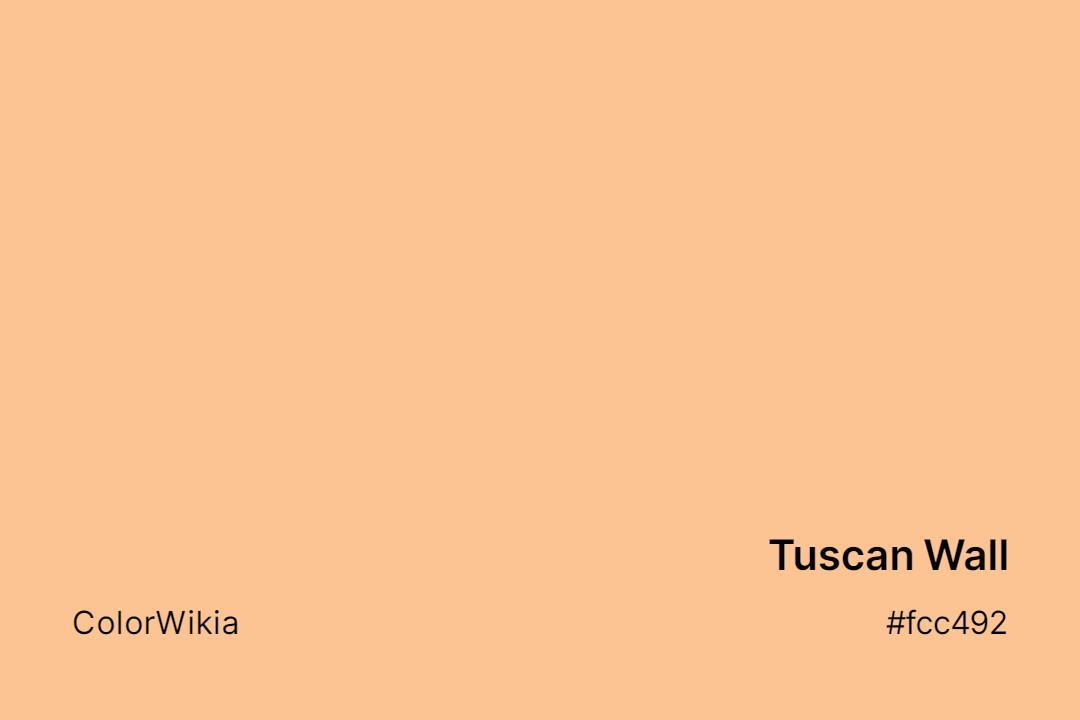 tuscan wall color fcc492