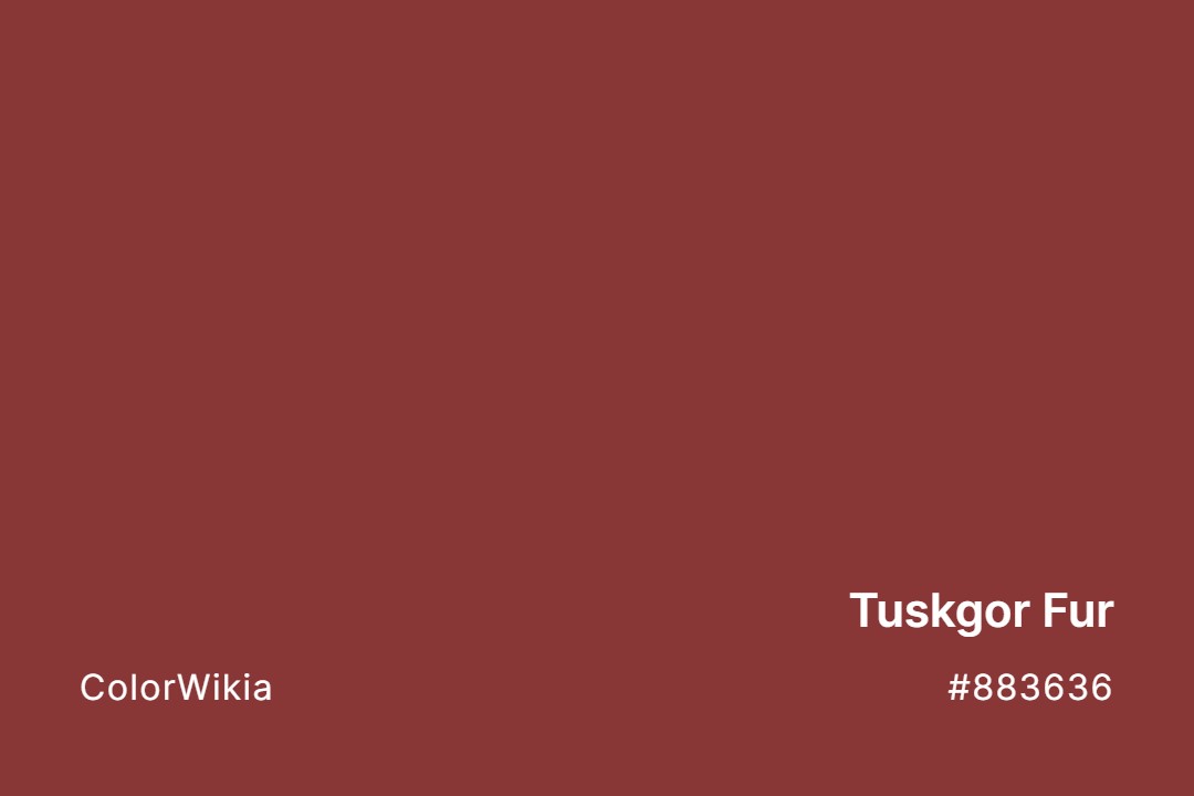 tuskgor fur color 883636