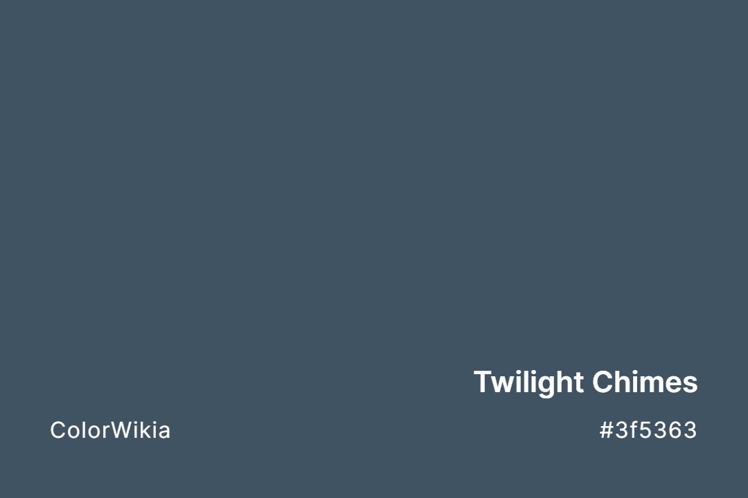 twilight chimes color 3f5363