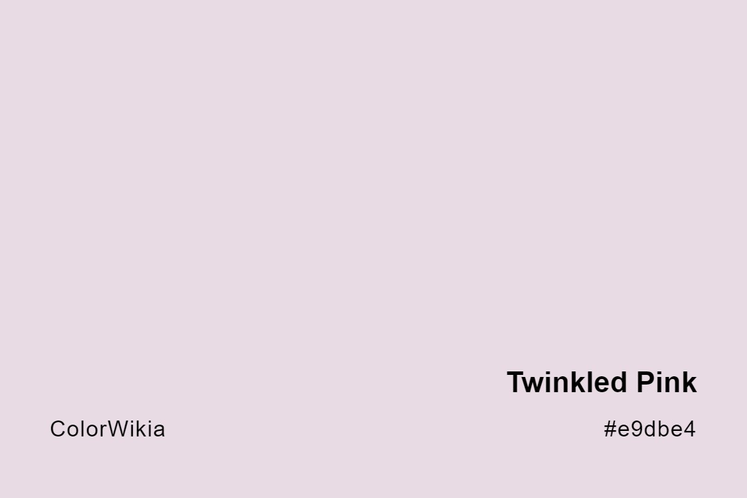 Twinkled Pink Color – #e9dbe4: Codes and Complete Breakdown