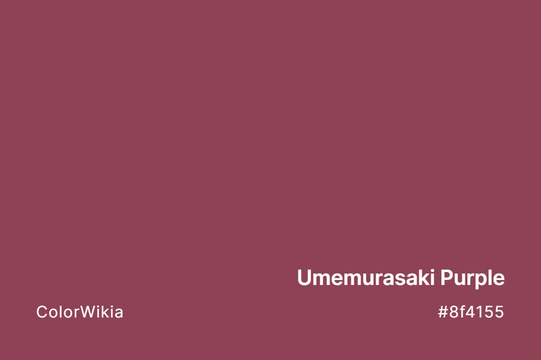 Umemurasaki Purple Color – #8f4155: Codes and Complete Breakdown