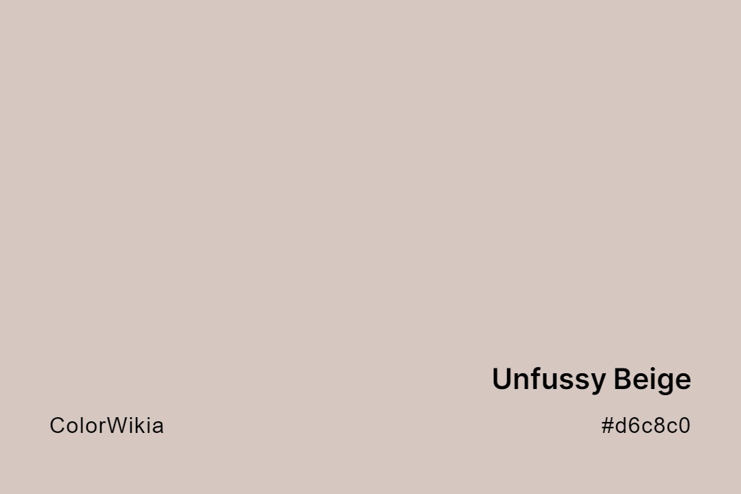 Unfussy Beige Color – #d6c8c0: Codes and Complete Breakdown