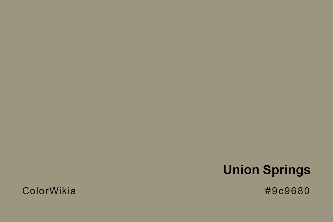 union springs color 9c9680