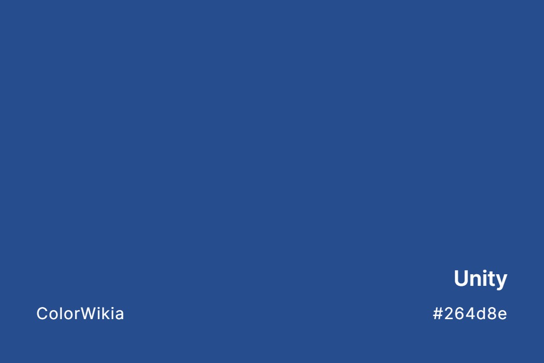 Unity Color – #264d8e: Codes and Complete Breakdown
