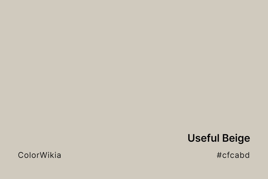 Useful Beige Color – #cfcabd: Codes and Complete Breakdown