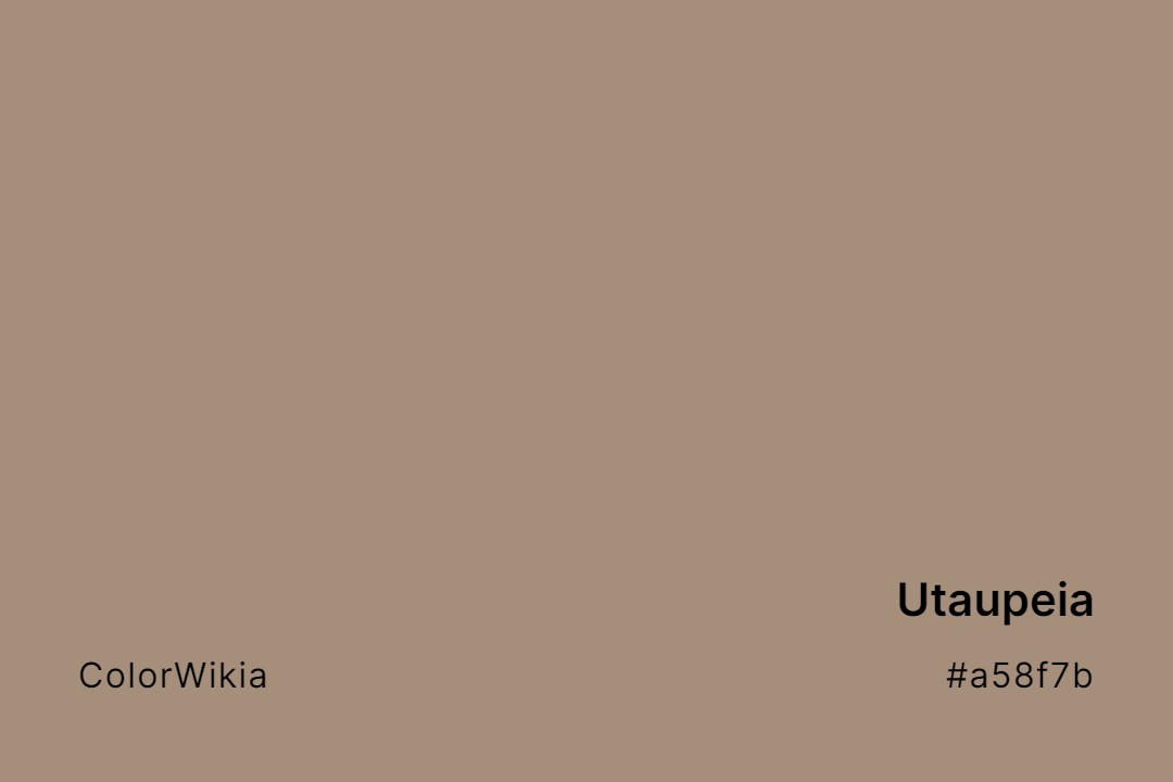Utaupeia Color – #a58f7b: Codes and Complete Breakdown