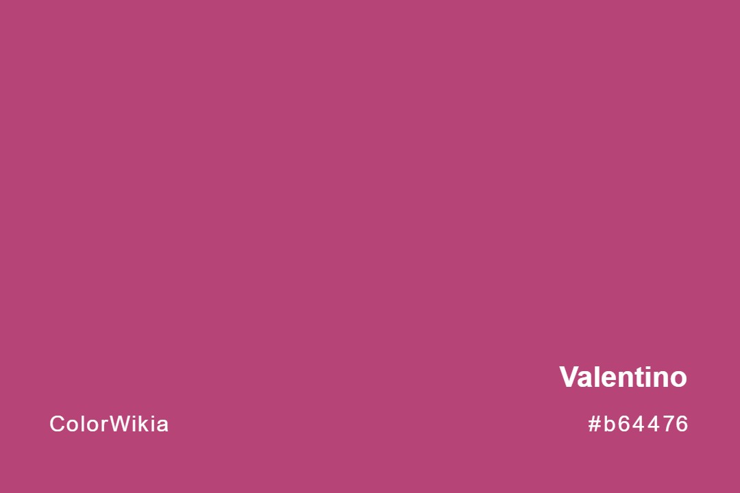 Valentino Color – #b64476: Codes and Complete Breakdown