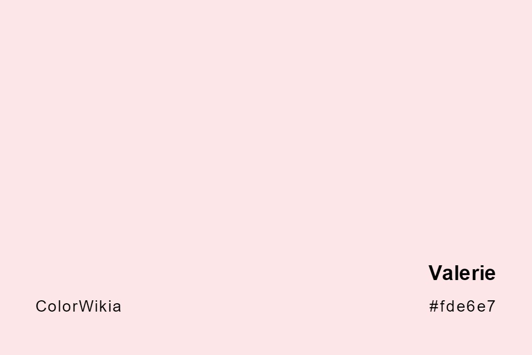Valerie Color – #fde6e7: Codes and Complete Breakdown