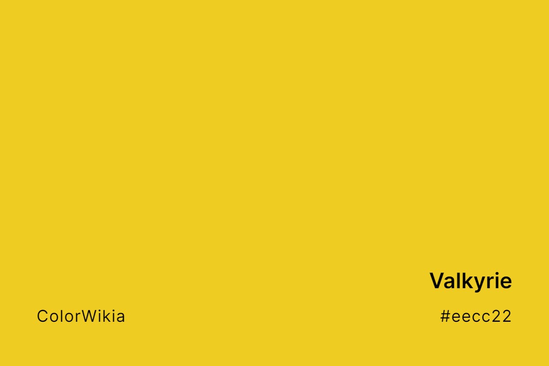 Valkyrie Color – #eecc22: Codes and Complete Breakdown
