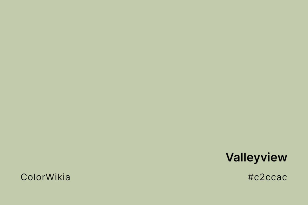 Valleyview Color – #c2ccac: Codes and Complete Breakdown