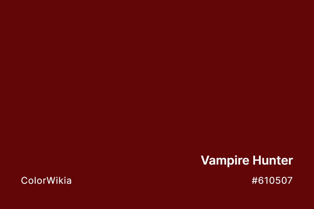Vampire Hunter Color – #610507: Codes and Complete Breakdown