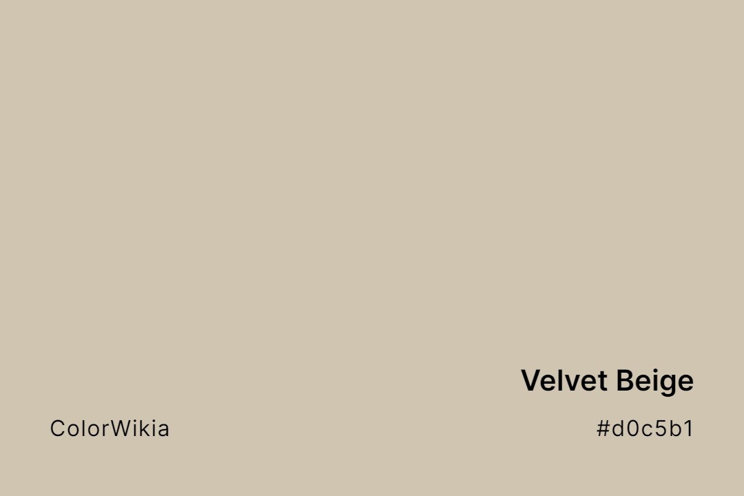 Velvet Beige Color – #d0c5b1: Codes and Complete Breakdown