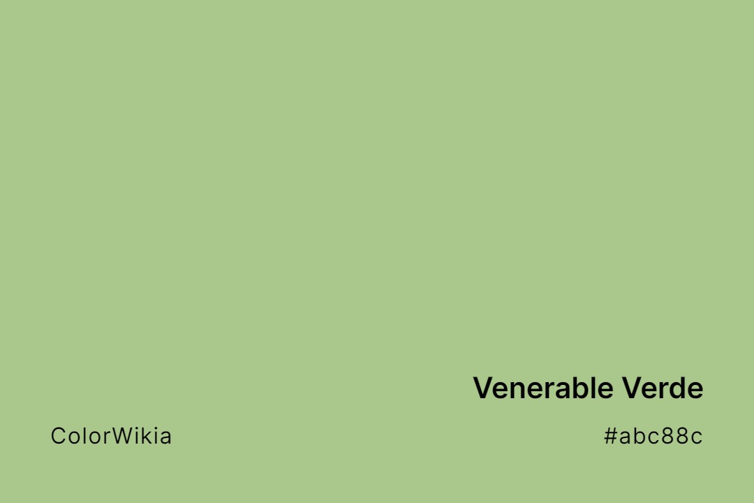 venerable verde color abc88c