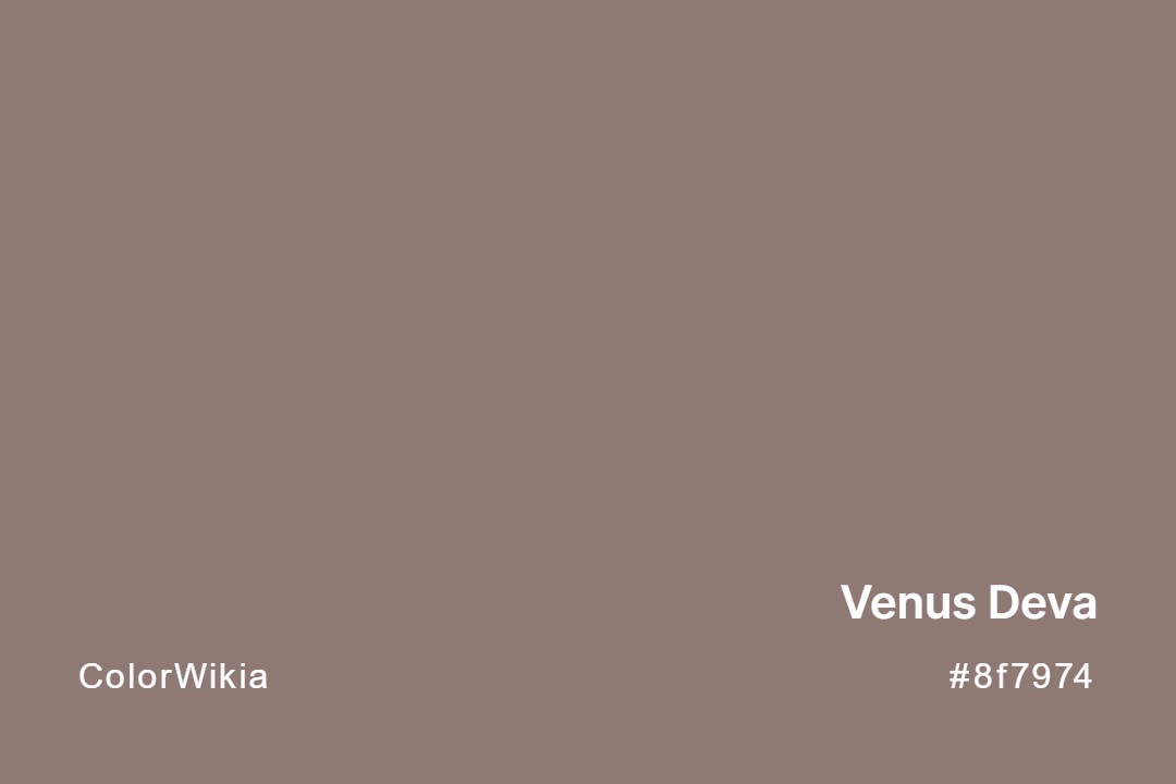 Venus Deva Color – #8f7974: Codes and Complete Breakdown
