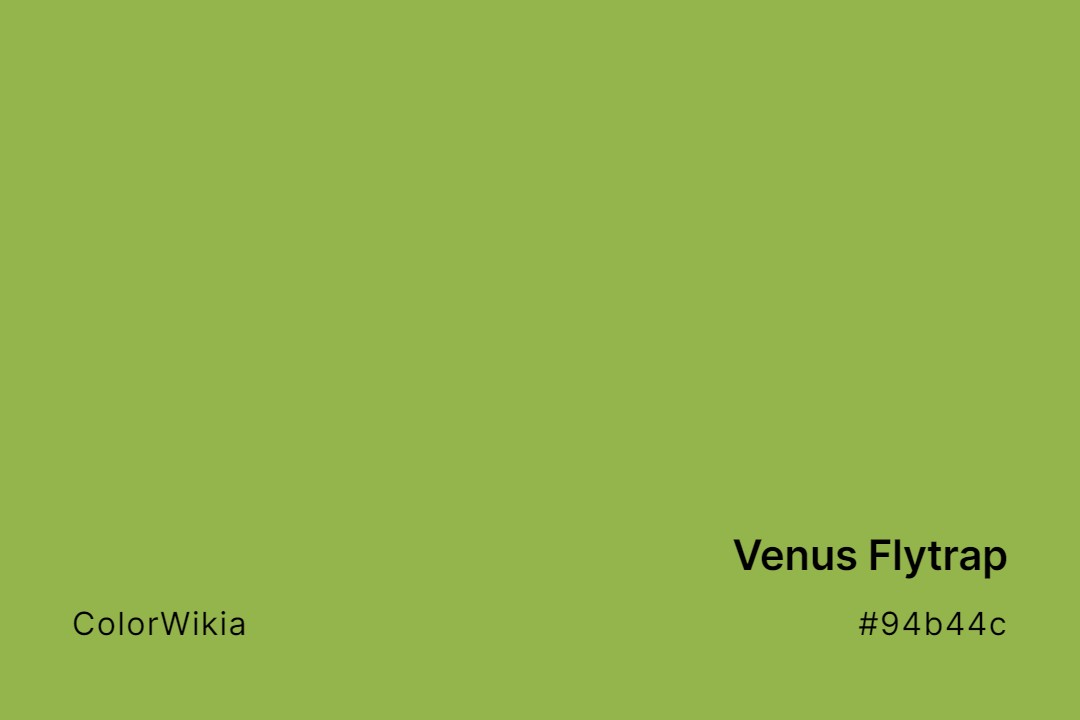 Venus Flytrap Color – #94b44c: Codes and Complete Breakdown