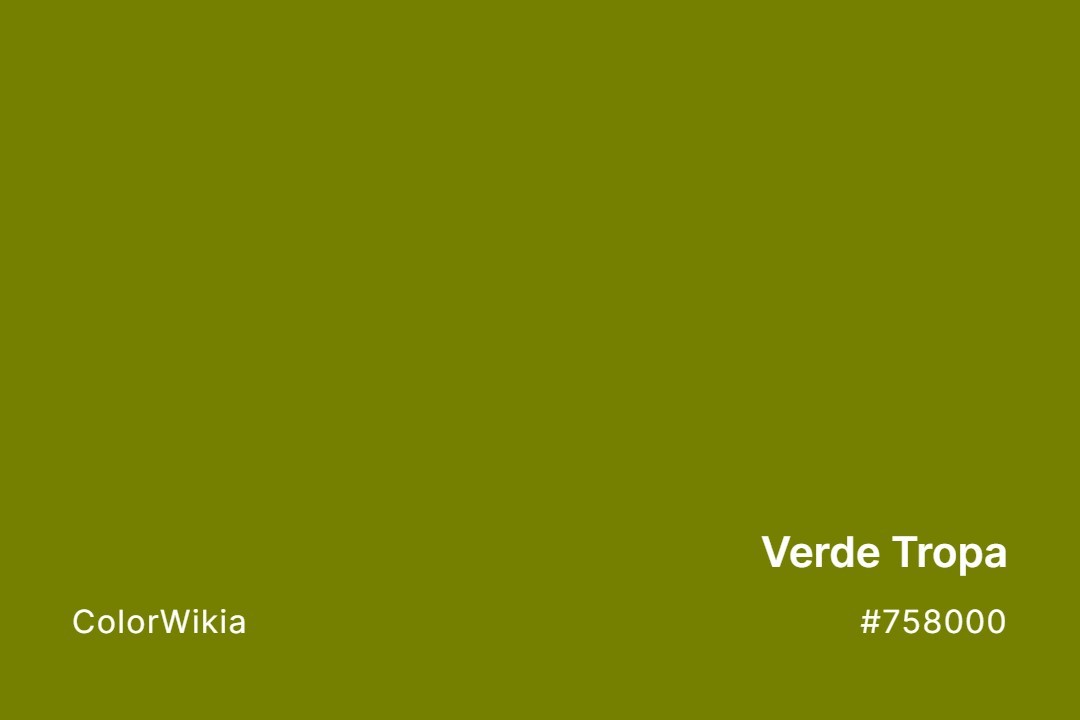 verde tropa color 758000