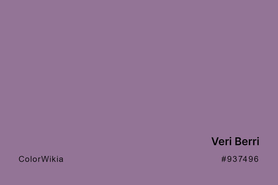 Veri Berri Color – #937496: Codes and Complete Breakdown