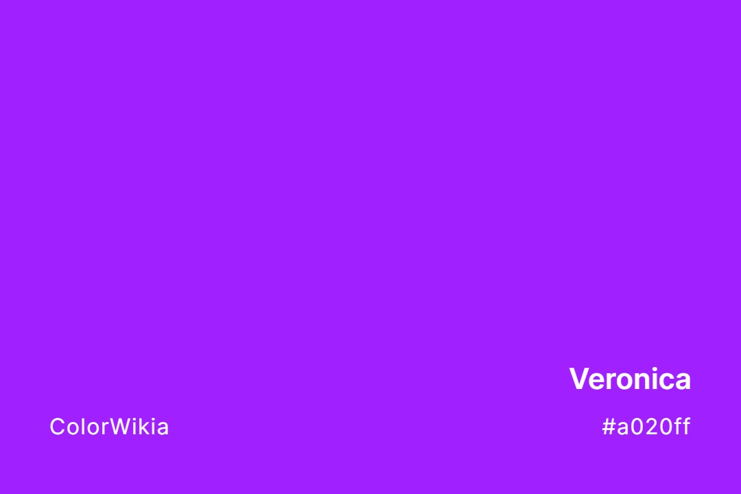 Veronica Color – #a020ff: Codes and Complete Breakdown