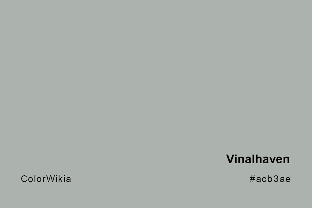 Vinalhaven Color – #acb3ae: Codes and Complete Breakdown
