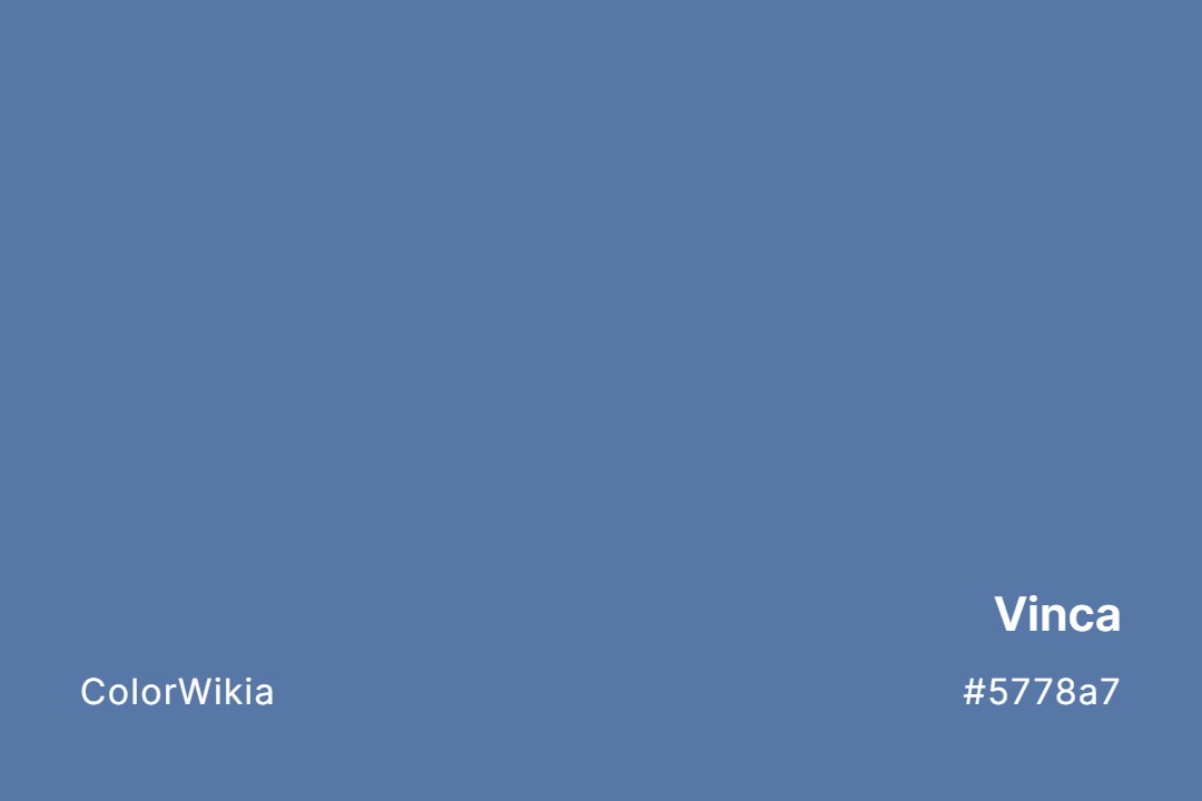 Vinca Color – #5778a7: Codes and Complete Breakdown