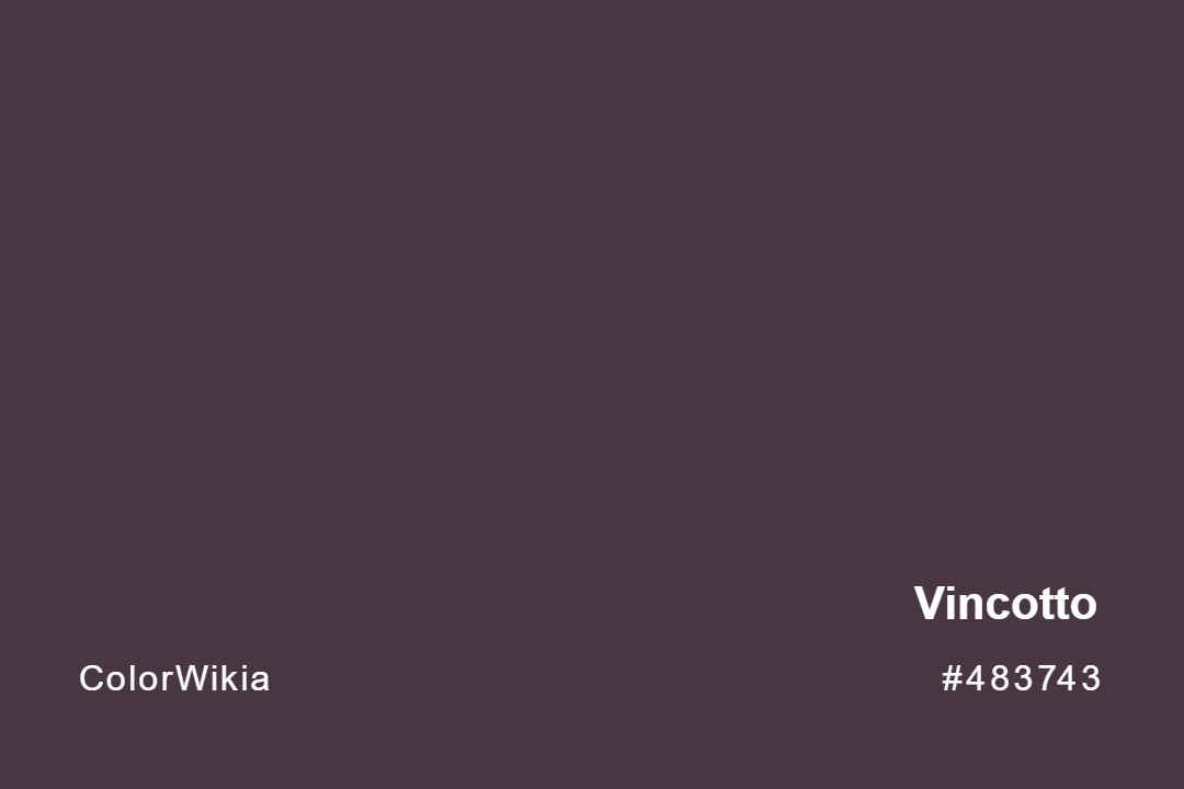 Vincotto Color – #483743: Codes and Complete Breakdown
