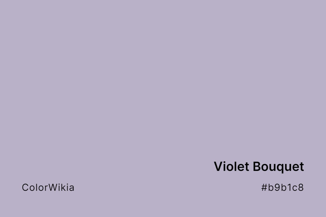 violet bouquet color b9b1c8