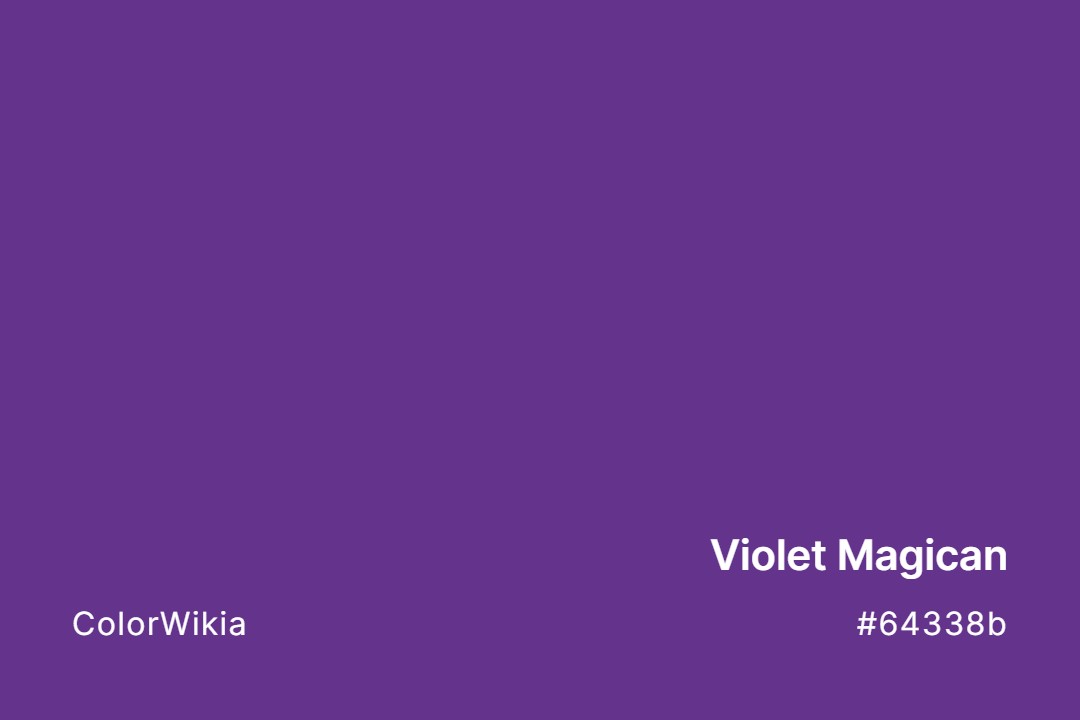 Violet Magican Color – #64338b: Codes and Complete Breakdown