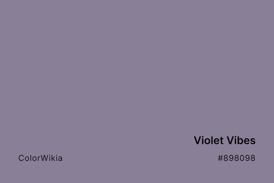 Violet Vibes Color – #898098: Codes and Complete Breakdown