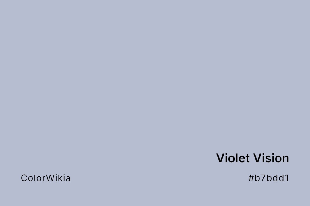 Violet Vision Color – #b7bdd1: Codes and Complete Breakdown