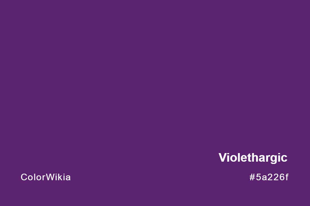 Violethargic Color – #5a226f: Codes and Complete Breakdown