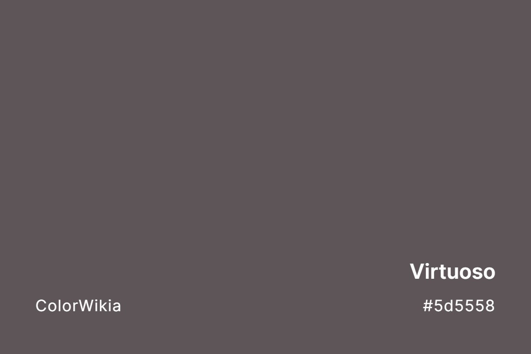 Virtuoso Color – #5d5558: Codes and Complete Breakdown