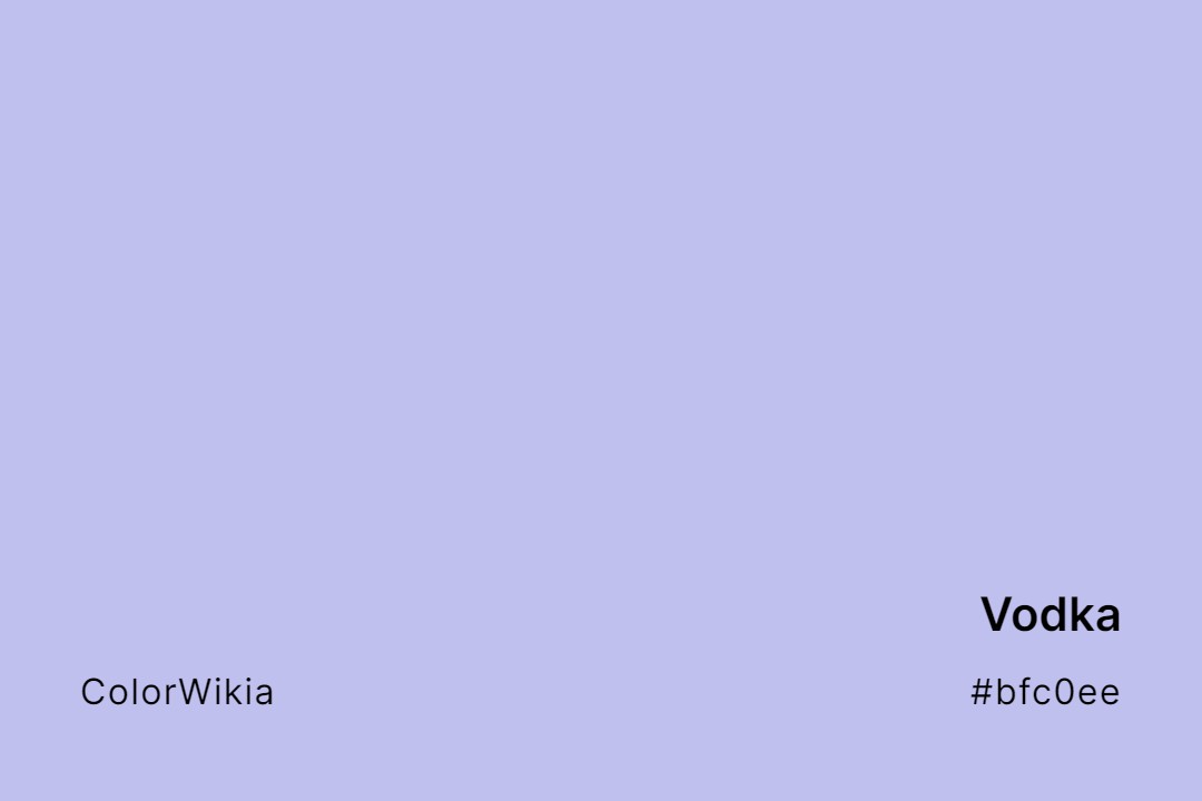 Vodka Color – #bfc0ee: Codes and Complete Breakdown
