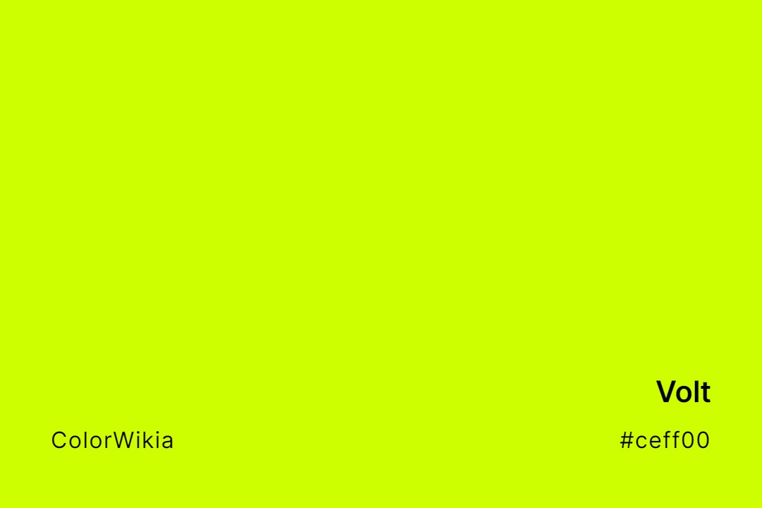 Volt Color – #ceff00: Codes and Complete Breakdown