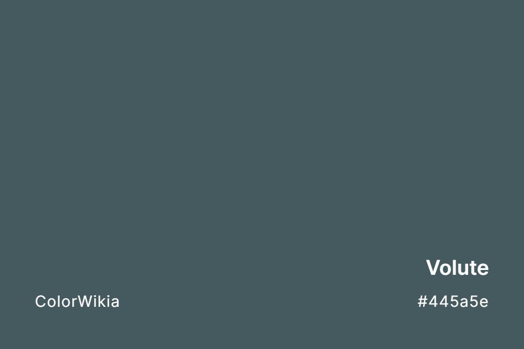 Volute Color – #445a5e: Codes and Complete Breakdown