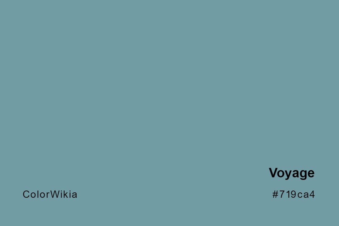 Voyage Color – #719ca4: Codes and Complete Breakdown