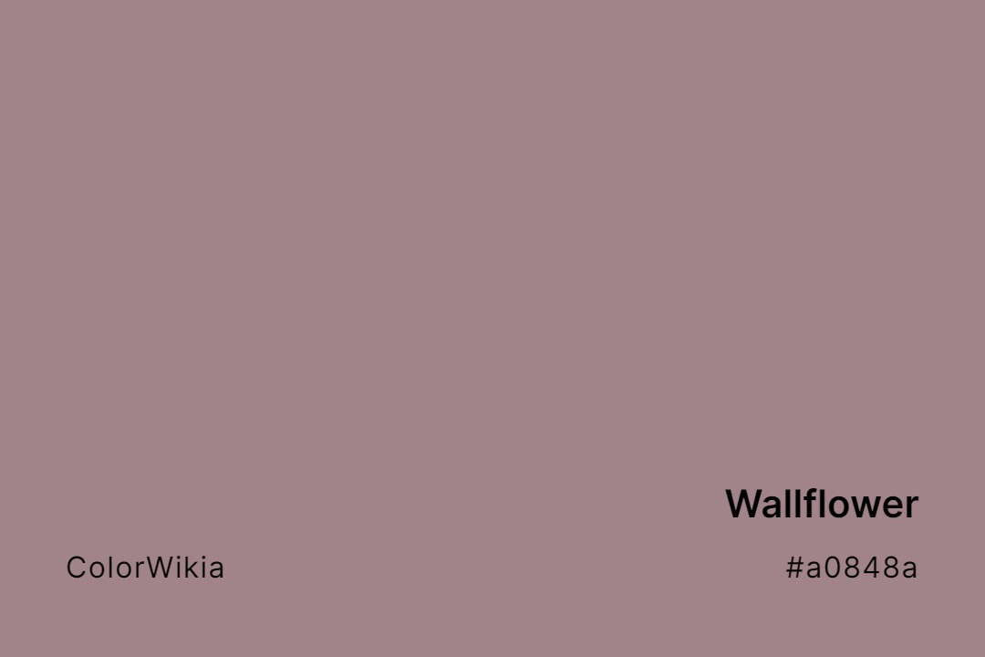 Wallflower Color – #a0848a: Codes and Complete Breakdown