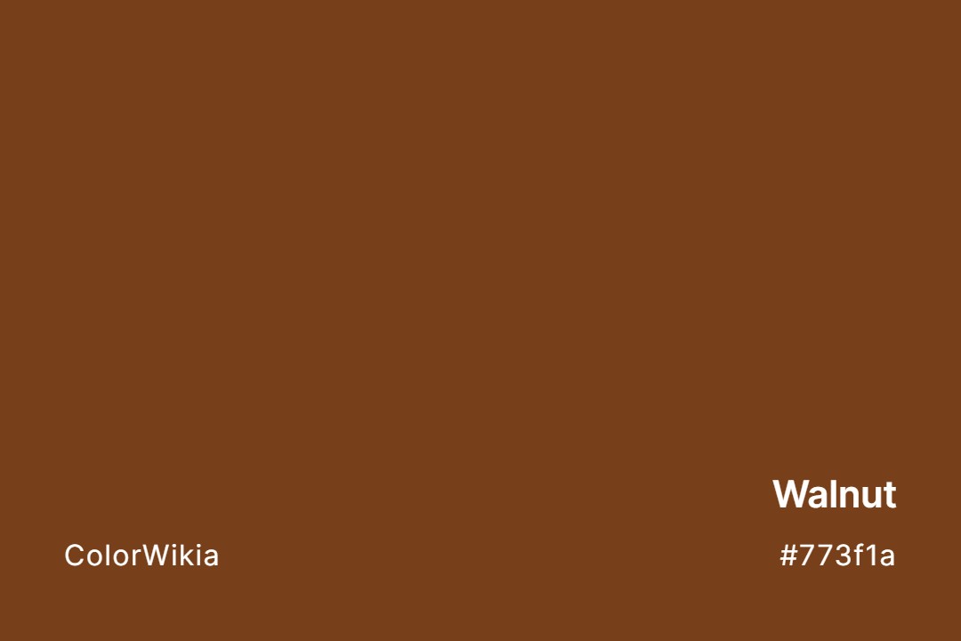 Walnut Color – #773f1a: Codes and Complete Breakdown
