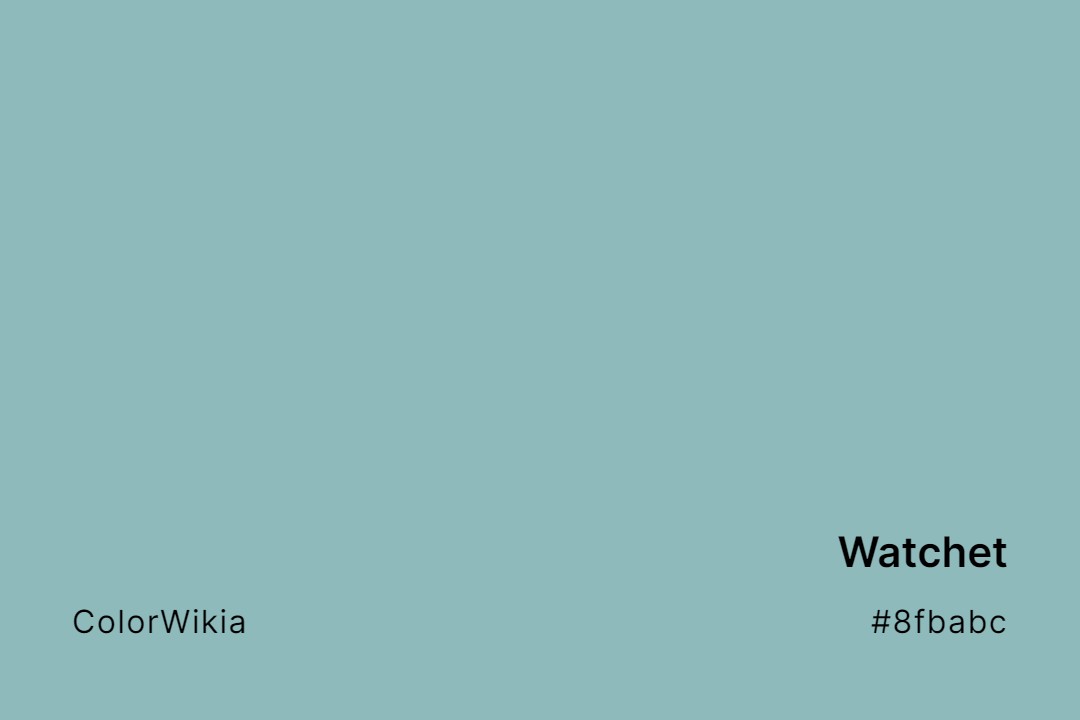 Watchet Color – #8fbabc: Codes and Complete Breakdown