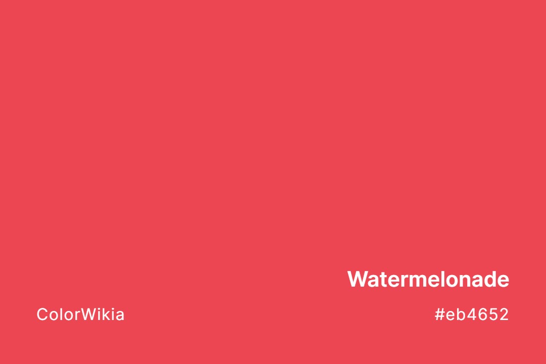 Watermelonade Color – #eb4652: Codes and Complete Breakdown