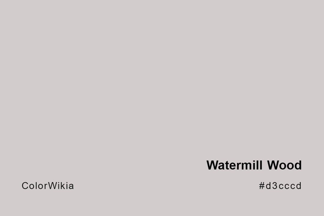 Watermill Wood Color – #d3cccd: Codes and Complete Breakdown