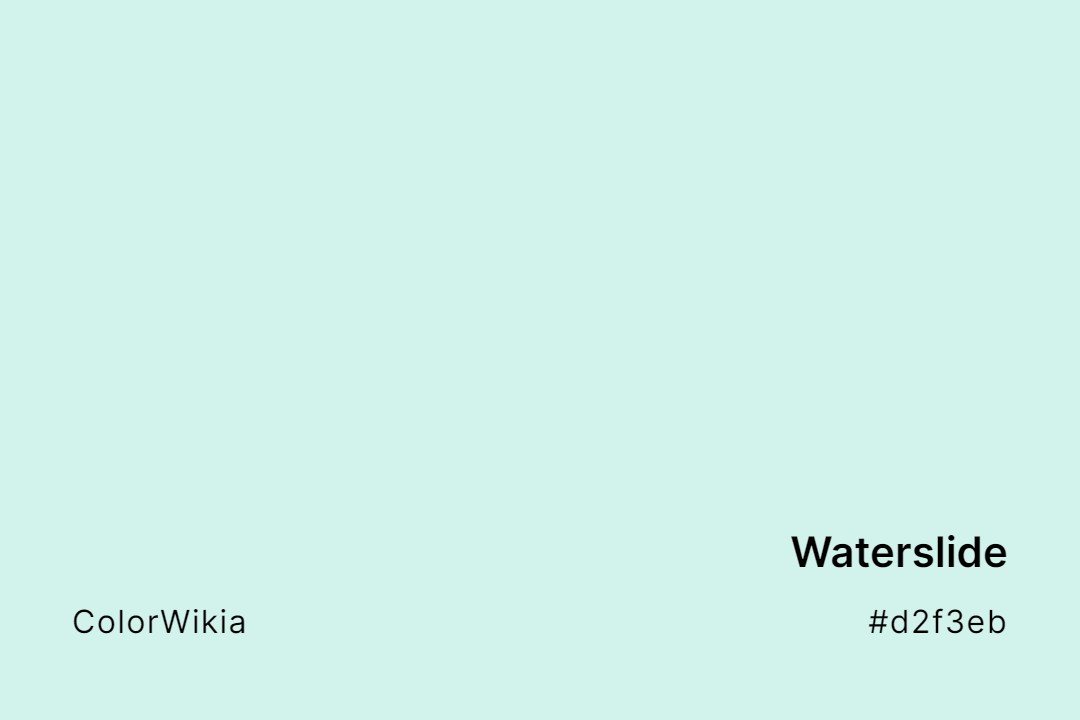 Waterslide Color – #d2f3eb: Codes and Complete Breakdown