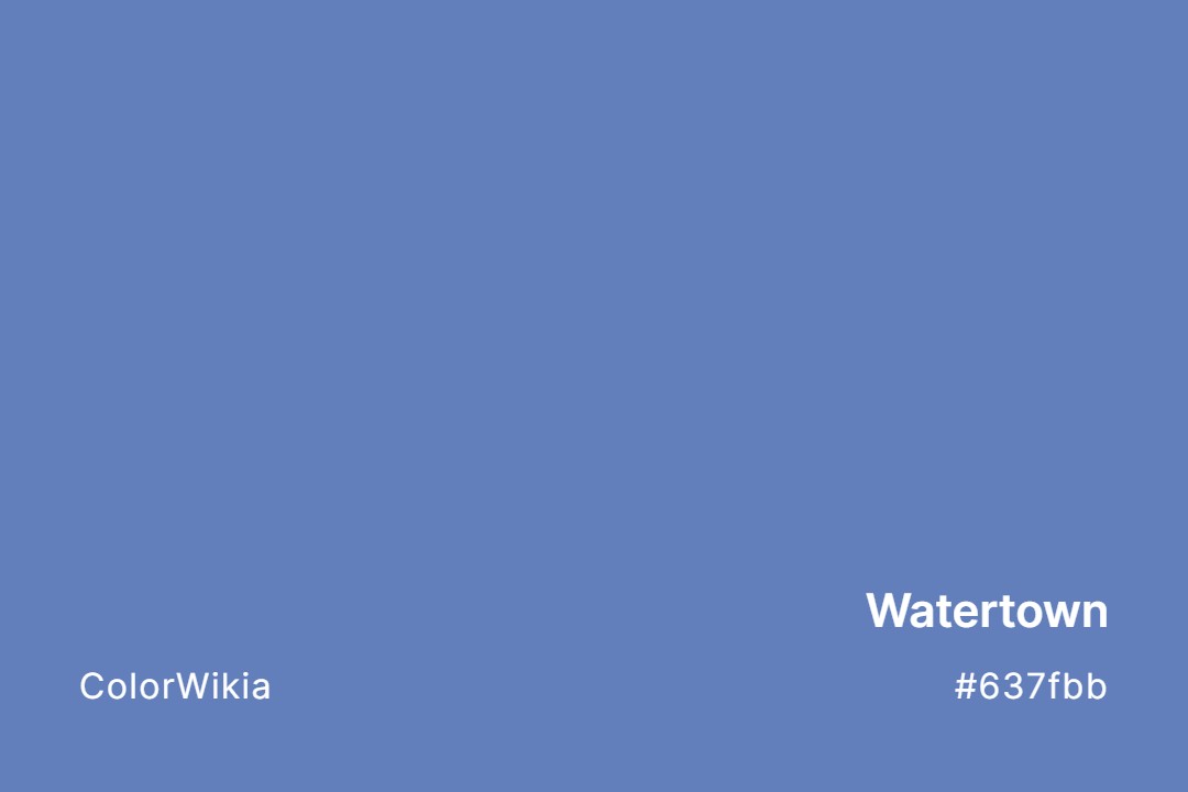 Watertown Color – #637fbb: Codes and Complete Breakdown