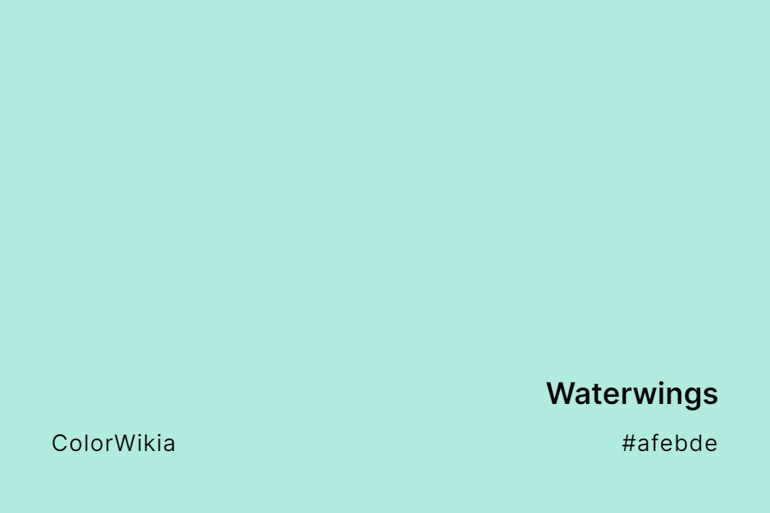 Waterwings Color – #afebde: Codes and Complete Breakdown