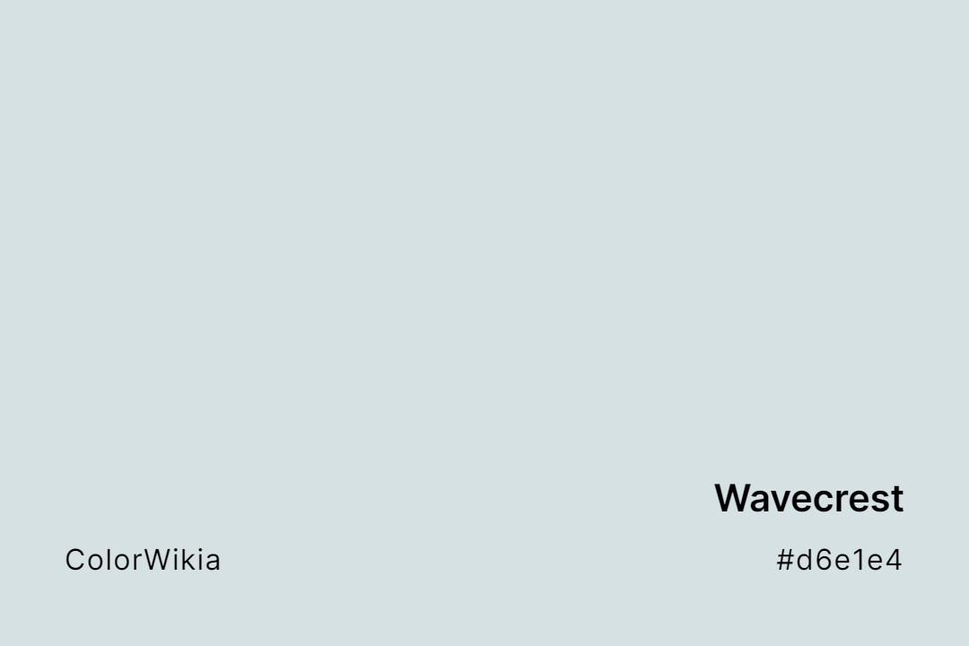Wavecrest Color – #d6e1e4: Codes and Complete Breakdown