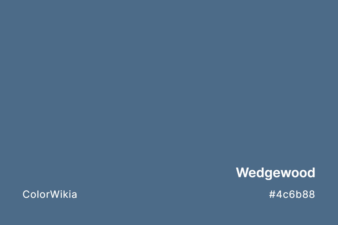 Wedgewood Color – #4c6b88: Codes and Complete Breakdown