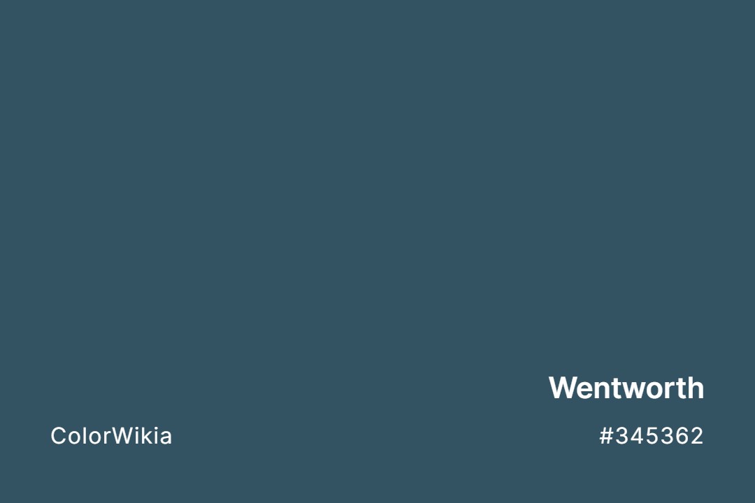 Wentworth Color – #345362: Codes and Complete Breakdown