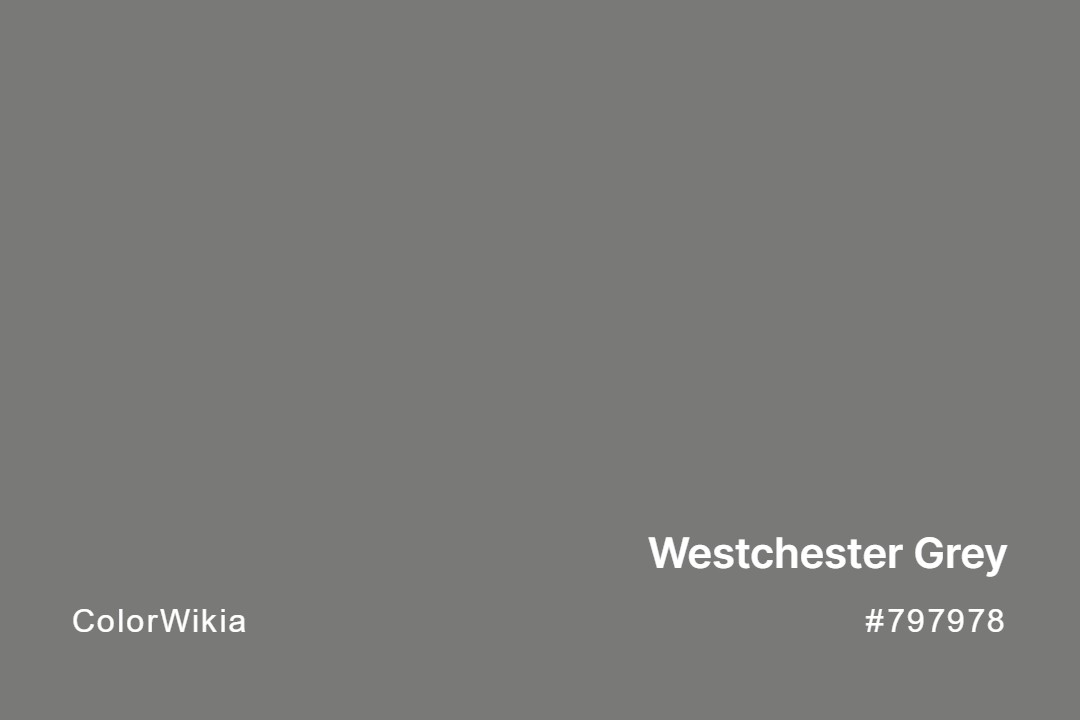 Westchester Grey Color – #797978: Codes and Complete Breakdown