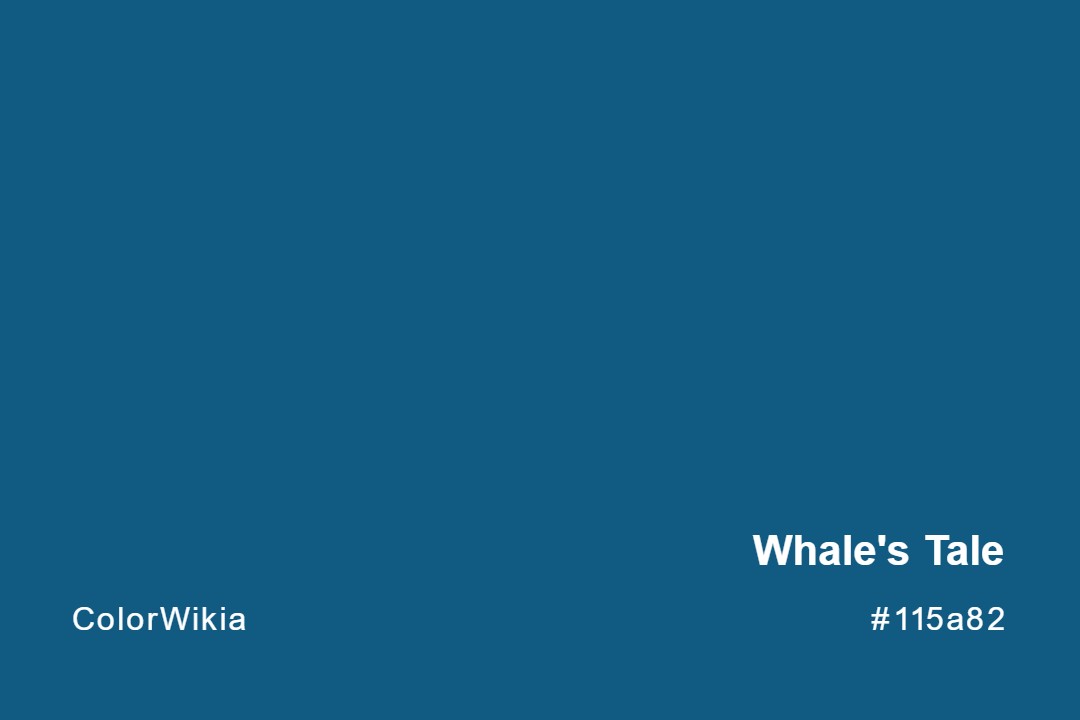 Whale’s Tale Color – #115a82: Codes and Complete Breakdown