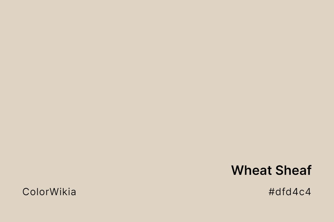 wheat sheaf color dfd4c4