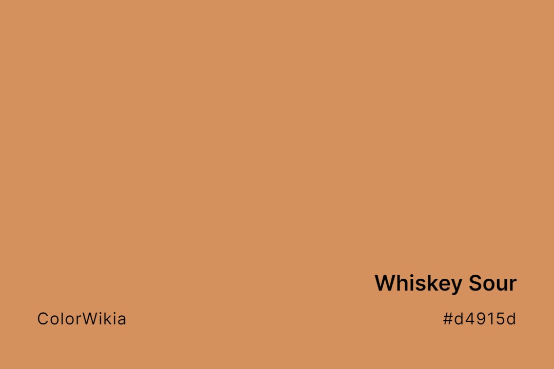 whiskey sour color d4915d